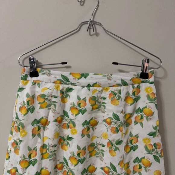 3/$20⚡️ Francesca’s Blue Rain Fruit Orange Mini Skirt with Side Slit - Picture 10 of 15